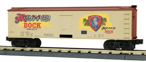 MTH 30-78036 ACME BOCK BEER 40' RIEL REFRIGERADOR LADO MADERA CALIBRE 3 RIELES | Zustand: New