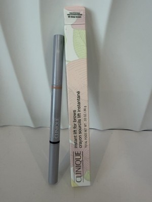 Clinique Instant Lift for Brows Eyebrow Pencil- 03 Deep Brown  New