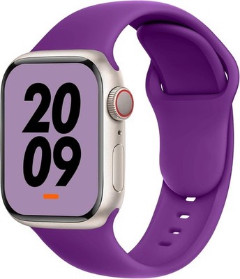 Sport Armband für Apple Watch Series 10 9 8 7 6 5 SE Silikon 38 40 41 mm Lila