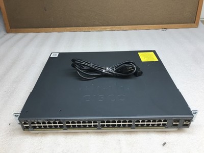 Cisco Catalyst WS-C2960X-48FPS-L Cisco 2960-X 48 GigE PoE 740W LAN Base Switch