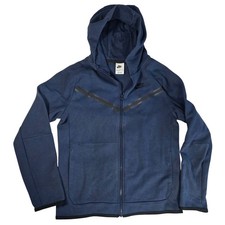 Nike Tech Fleece Hoodie - Full Zip Obsidian B...