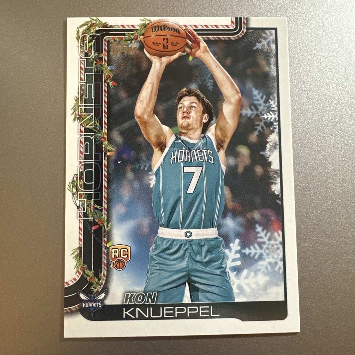 2025-26 Topps Holiday Basketball #H164 Kon Knueppel Charlotte