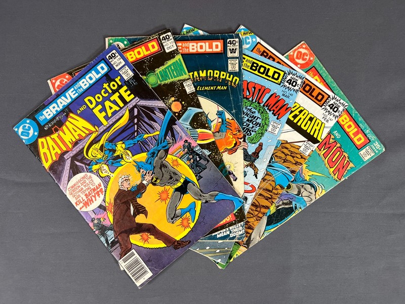 The Brave and The Bold #137 147 148 154 155 156 comic book lot of 6