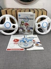 Mario Kart Wii (Nintendo Wii 2008) CIB Complete with Manual And 2 OEM Wii Wheels