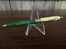 Vintage 1960s Quaker State Advertising Pen Barron Motor Supply Cedar Rapids Iowa