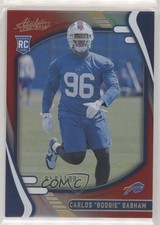 2021 Panini Absolute Rookies Spectrum Red /100 Carlos Basham Jr Boogie #151 0k1n