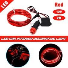 2m Led Car Interior Decorative Atmosphere Wire Strip Light Xmas Lamp Accessories 2m Led Car Interior Decorative Atmosphere Wire Strip Light Xmas Lamp Accessories