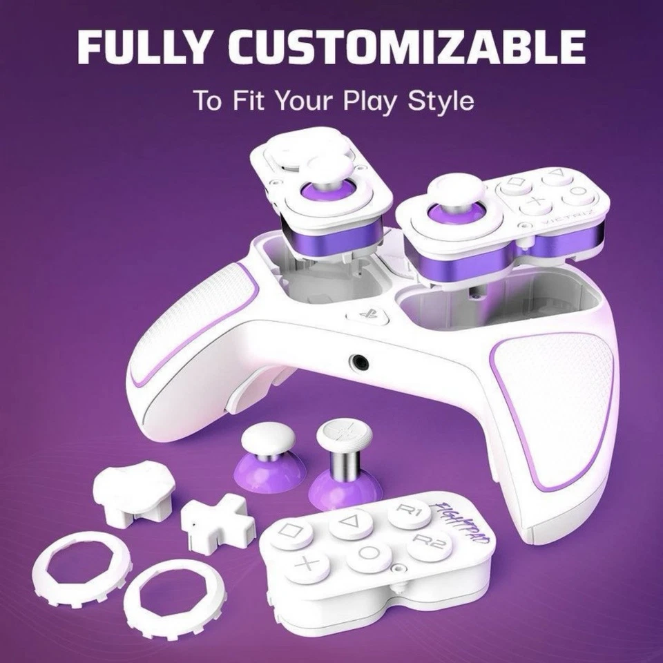 PDP Victrix Pro BFG Wireless Controller for PlayStation 5 – White - Image 2 of 4