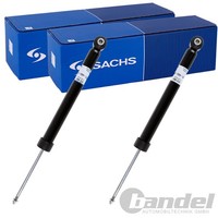 2X Sachs Gasdruck StoßDÄMpfer Hinten Passend FÜR Alfa Romeo Mito | 313 962