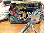 NWT  ANUSCHKA AFRICAN SAFARI Hand Painted Leather Purse Crossbody Bag w/Pouch