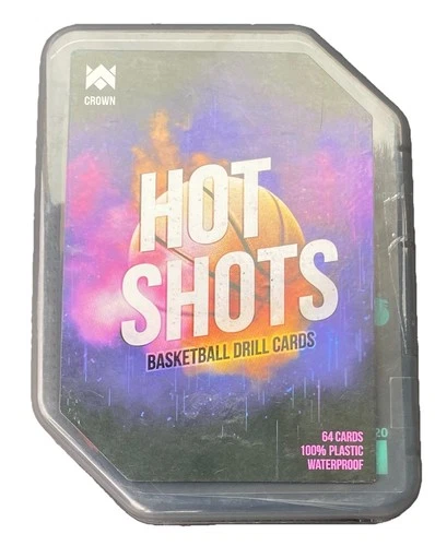 Hot Shots Basketball Drill Cards Deck for All-Around Training Skill Development