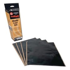 10150 Multi Use Kit - (4) 12" x 11" Black Ultra Sheets - 3.7 Square Feet