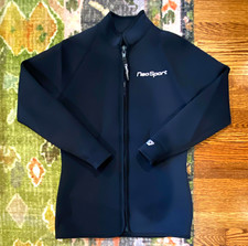 NeoSport Xspen 3mm Men's Full Zip Wetsuit Jacket Black Size M