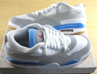 Nike Air Jordan 4 RM Men's Basketball Shoes White Neutral Grey Blue Size 9.5