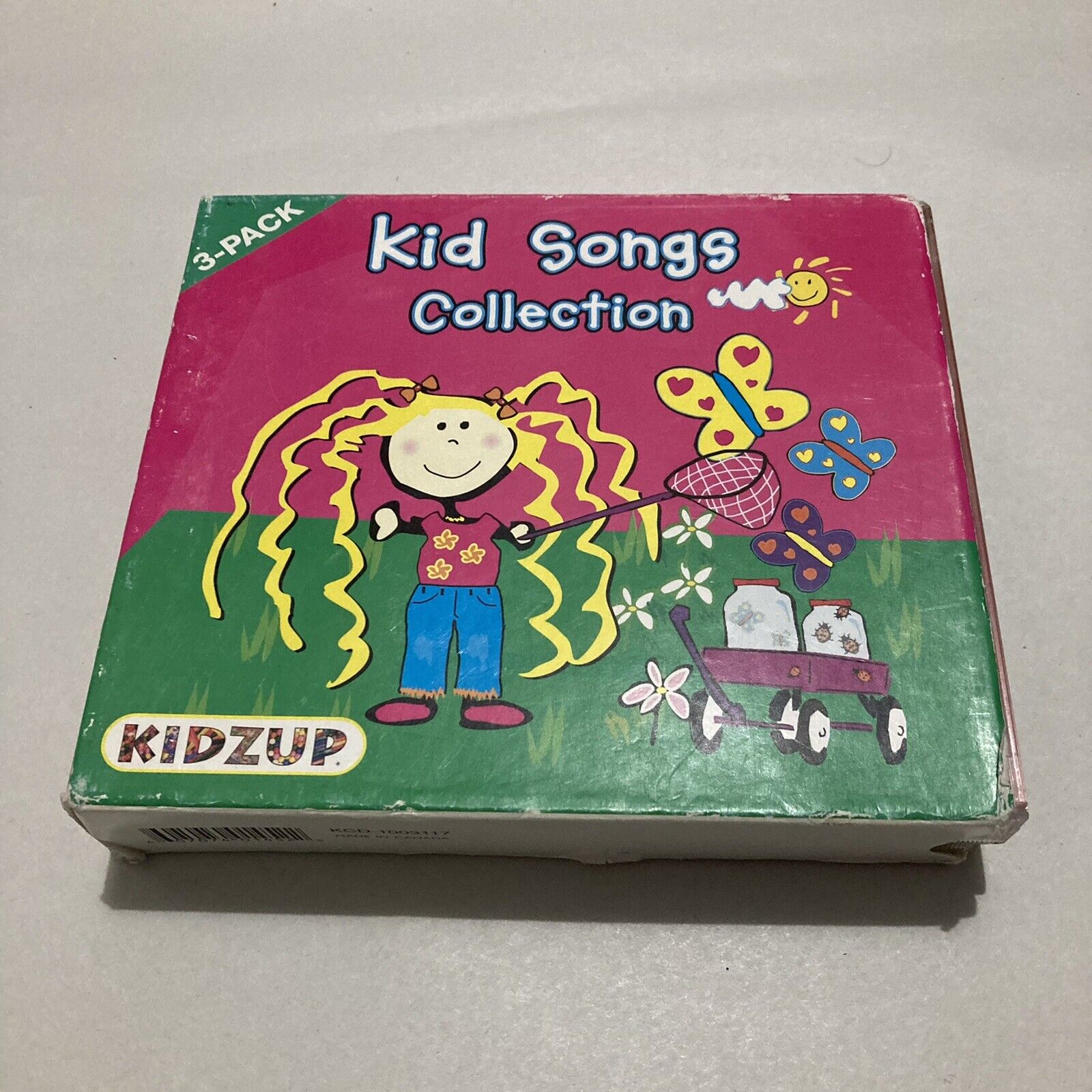 KIDZUP Kid Songs Collection 3 CD Set Toddler Tunes 1 2 Favorite Nursery Rhymes