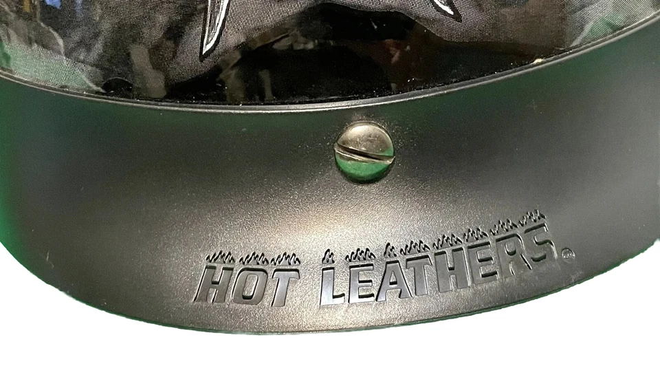 Ghostly Electric Skulls Helmet Gloss Black DOT Approved Shorty Half Helmet 6G - Изображение 2 из 4