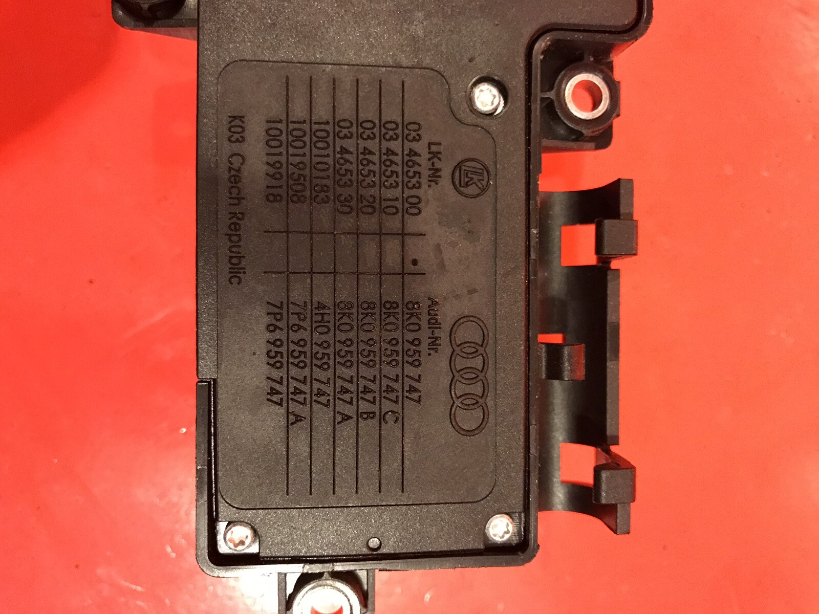 Seat Adjustment Control Switch Fits Left Front AUDI 4F SKODA VW 1.2-5.2L 2003
