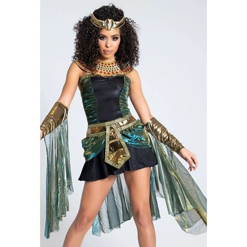 Eye Candy Womens XXLARGE Egyptian Goddess Deluxe Costume Halloween Cosplay - Picture 2 of 5