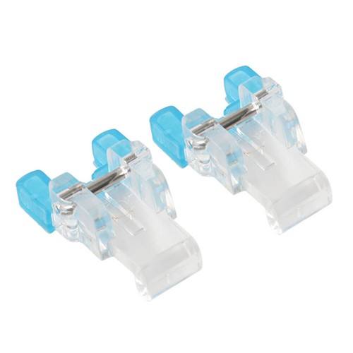 Sew-On BUTTON FOOT For Low Shank Snap-On Singer Brother Babylock New Home 2PCs - Picture 2 of 9