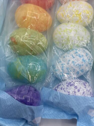 Creatology Lot 30 Paint Splatter & Marble 3 inches Plastic Easter Eggs Fillable - Picture 3 of 6