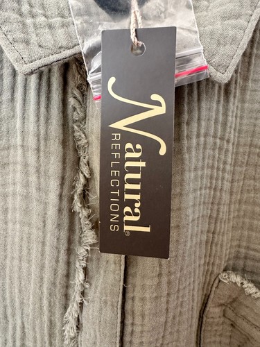 Set pantaloni e top donna Natural Reflections nuovi con etichetta SeaGrass 100% cotone Bass Pro 2X - Foto 2 di 7