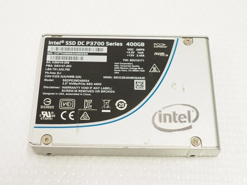 Intel DC P3700 Series 400GB PCIe NVMe 2.5" SSD SSDPE2MD400G4