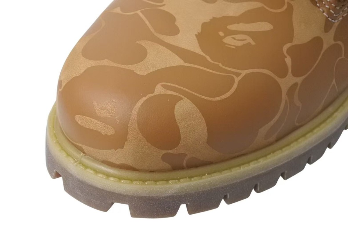A BATHING APE × Timberland 3eye US9(27㎝) Bape x Timberland Bapesta 3 Eye Classic Hand Stitch Boat