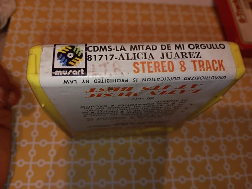 Alicia Juarez 8 Track Original Musica Mexicana Ranchero Mariachi - Picture 5 of 8