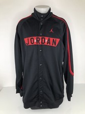 AIR JORDAN / JUMPMAN Embroidered 2XL Warm Up Track Jacket - EXCELLENT