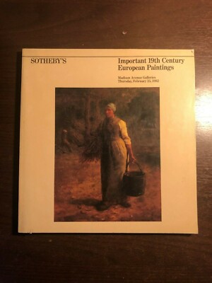 SOTHEBY'S - IMPORTANT 19TH CENTURY EUROPEAN PAINTINGS -THURSDAY 25 FEBRUARY 1982
