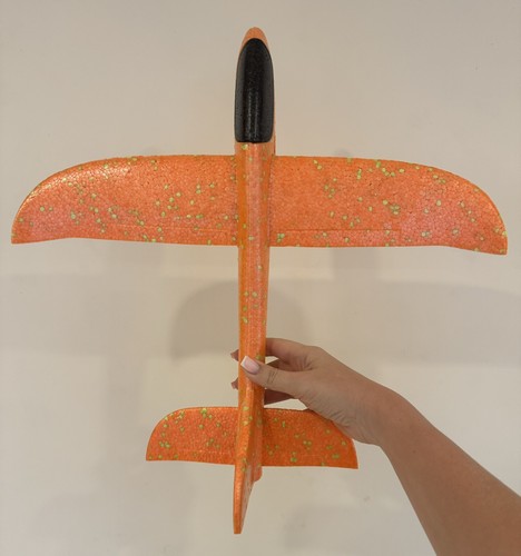 Large Hand Throw Airplane Kids Toys Glider Planes Outdoor Gaming Inertial Toy - Picture 5 of 7