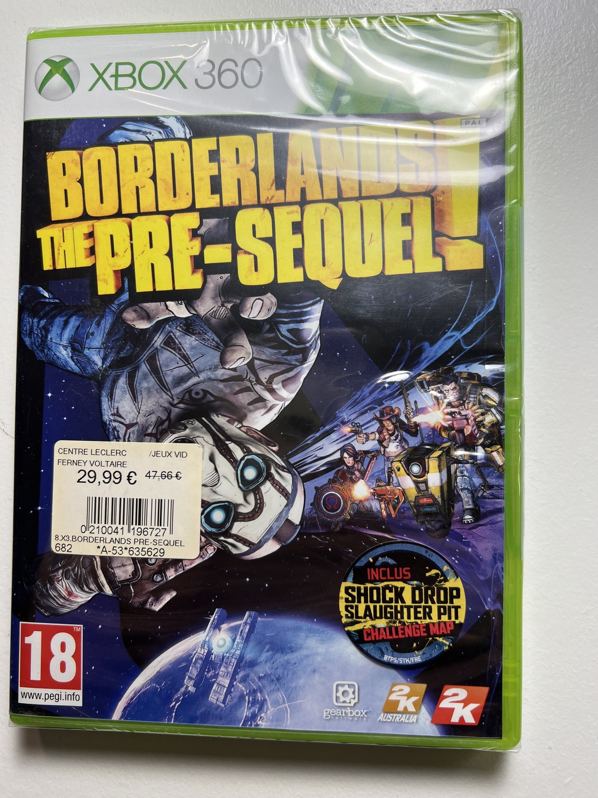 jeu xbox 360 / one / x neuf blister pal fr borderlands the pre sequel