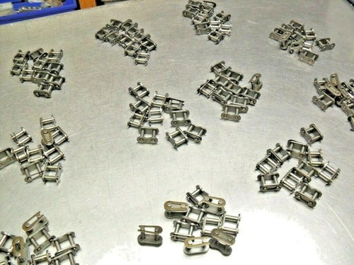 qty 10 - Roller Chain No.50 Connecting link, Spring Clip new - Picture 3 of 4