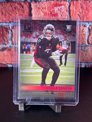 Drake London Rookie 2022 Panini Chronicles #PA-6 Panini Pink Atlanta ...