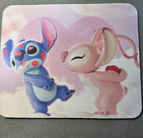Custom Mouse Pad Stich And Angel Love - Picture 2 of 4