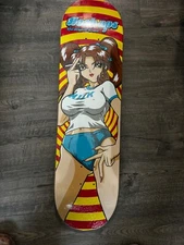 RARE Hook-ups SKATEBOARD DECK jeremy klein jk industries Anime SAKURA 8.25”
