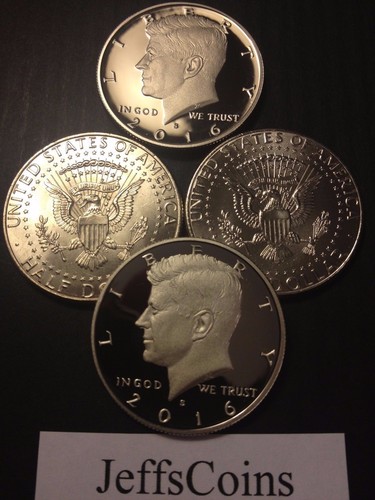 2024 PDSS Kennedy Half Dollar 2x Biz Strike + Clad & Silver Proof P D S S JFK - Bild 16 von 17