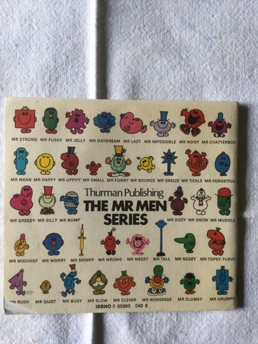 Mr. Muddle, by Roger Hargreaves, true 1st edition, 1976, MINT Thurman Pub. - Picture 2 of 8