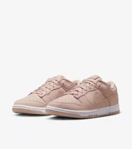 (SALE) Women's Dunk Low Pink Oxford peach white DV7415-600 BIG SIZES NEW