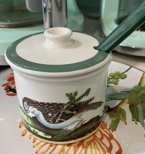 Portmeirion Birds Of Britain Lidded Drum Sugar Bowl Susan Williams Ellis Eng ‘78