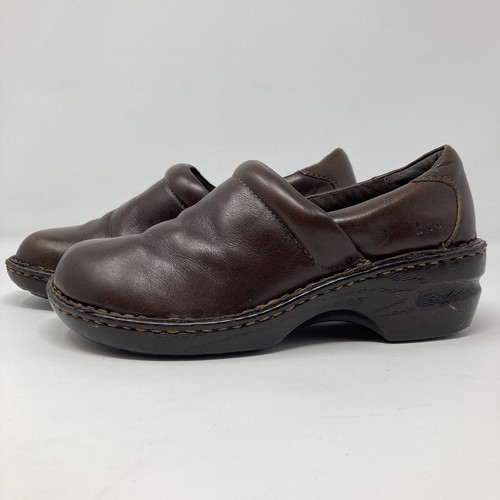 BOC Born Concept Mule Shoes Women's Size 8.5 US Brown Slip On Nurse Clogs - Picture 1 of 11