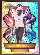 2021 Dayo Odeyingbo ROOKIE RC Wild Card Alumination Silver Holo Foil #ABC-36