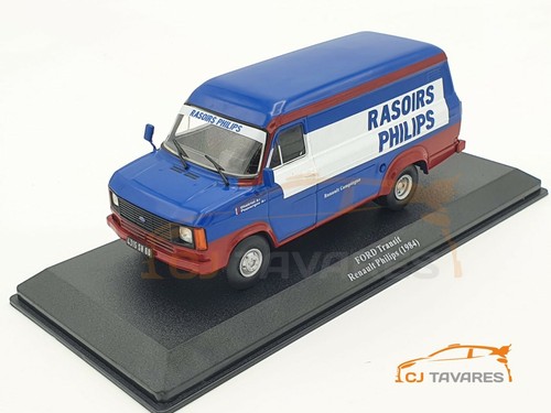 ALTAYA IXO FORD TRANSIT RALLY ASSISTANCE RENAULT PHILIPS (1984) 1/43