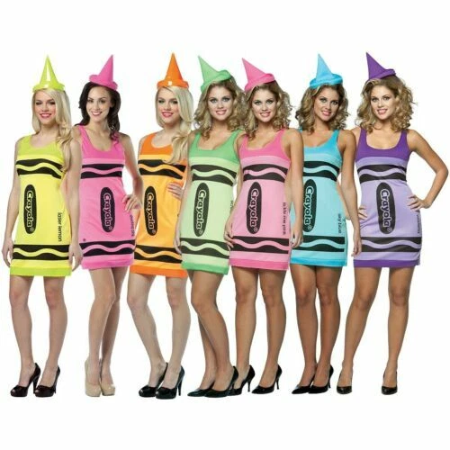 Womens crayola top fancy dress