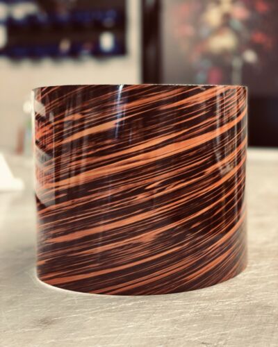 Premier Mahogany Duroplast Effect DRUM WRAP ALL SIZES PLASTIC ! - Picture 1 of 2