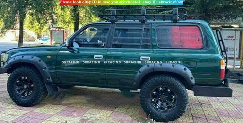 Fender Flares Wheel Arches Wide body Fits For Land Cruiser lc80 fj80 1991-1997 - Picture 9 of 11