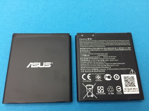 NEW ORIGINAL BATTERY OEM ASUS ZenFone C ZC451CG 2015 4,5" 2160mAh B11P1421 3,8V - 第 1/7 張圖片