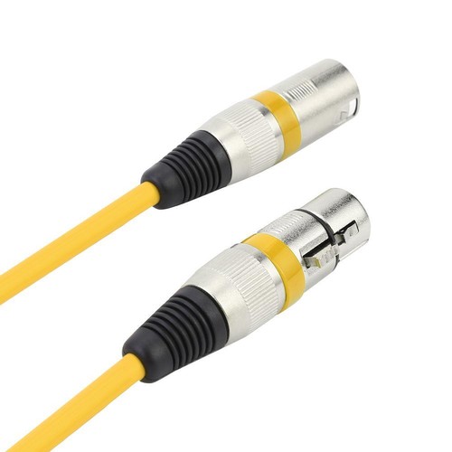 3Pin XLR Male to XLR Female Multi-Shielding Audio Adapter Cable for Microphones - Picture 2 of 9