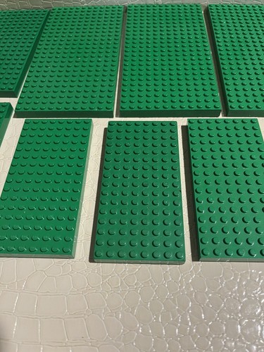 8 Vintage Thick Vintage 10x 20 Plus More Large Base plates Base Plate Green - Picture 3 of 6