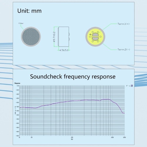 Precise Sound Pickup Electret Mic Cores for Accurate Meeting Transcription - Zdjęcie 3 z 8